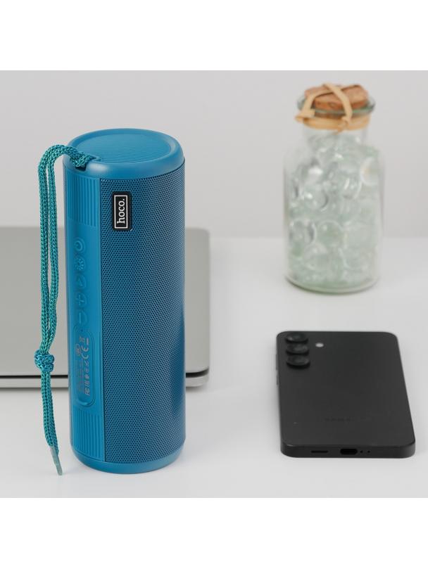Głośnik bluetooth z latarką 2 x 15W 2h Hoco HC11 peacock niebieski