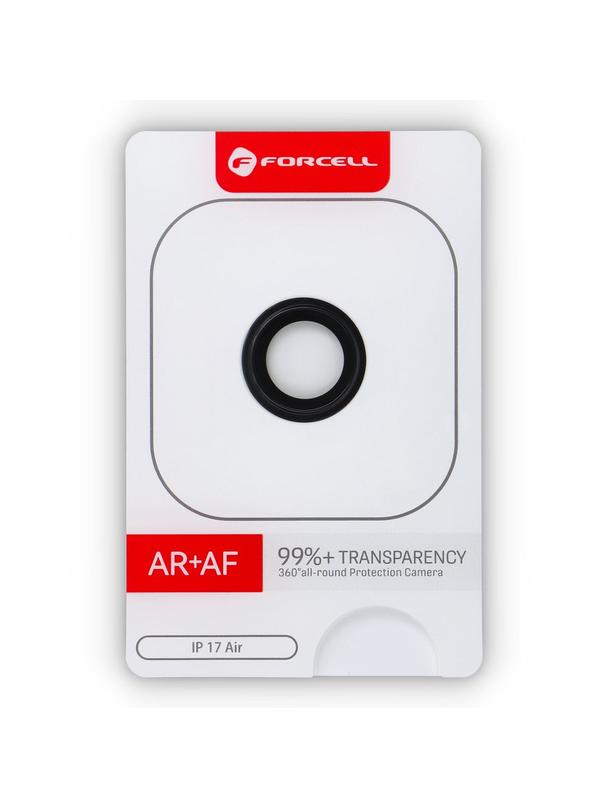 Szkło hartowane na aparat do iPhone 17 Air Forcell Premium czarny