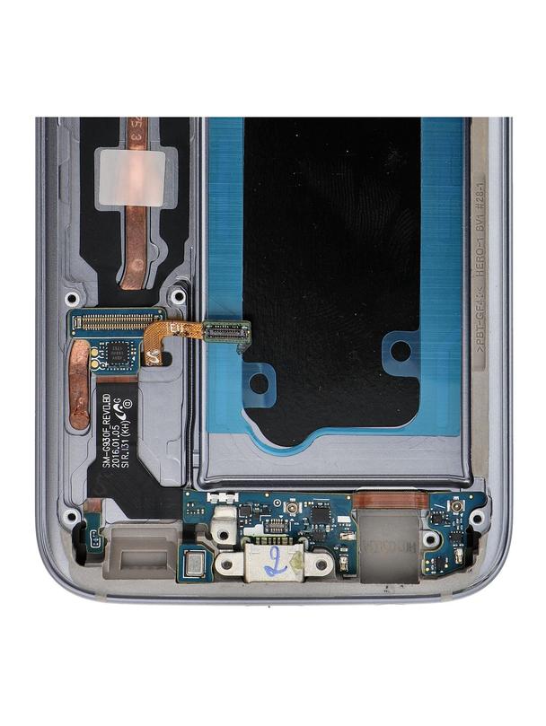FixCell wyświetlacz LCD do SAMSUNG S7 z ramką czarny (odnowiony)