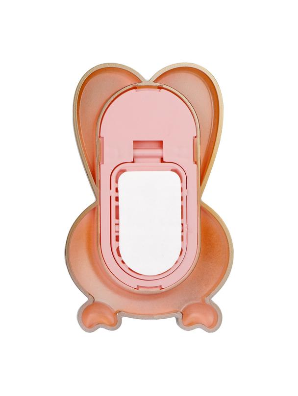 Stojak na telefon KRÓLICZEK - naklejany - różowy