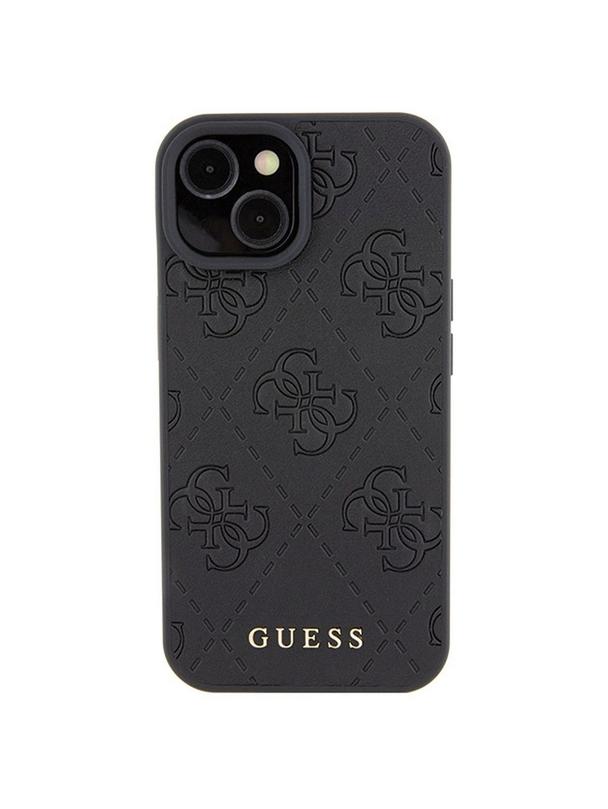 GUESS futerał do IPHONE 15 GUHCP15SP4EPMK (Quilted 4G Classic) czarny