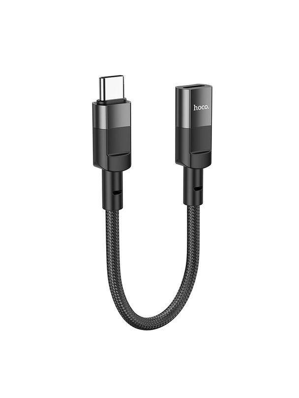 Adapter OTG USB C do Lightning Hoco 3A 0,1 m U107 czarny