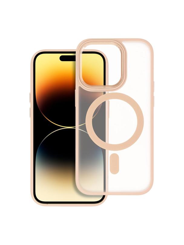 Futerał MATTE MAG COVER kompatybilny z MagSafe do IPHONE 16 różowy