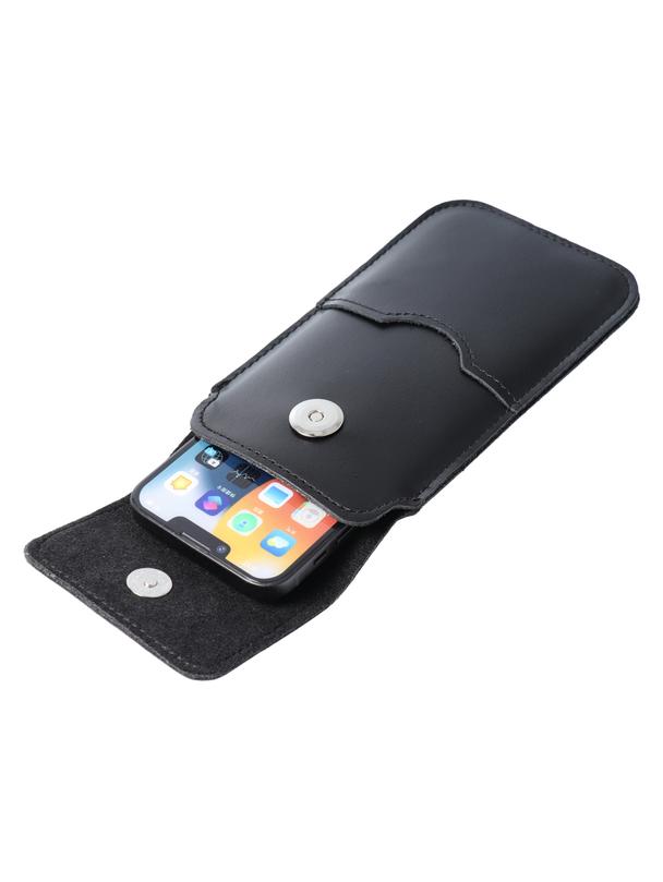 Skórzany futerał uniwersalny / wsuwka z klapką - ROYAL / czarny - Rozmiar 3XL - HUAWEI MATE 20X