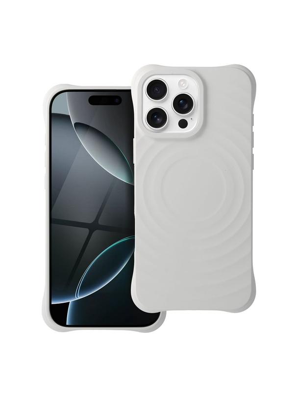 Silicone Zephyr Mag Cover kompatybilny z MagSafe do IPHONE 16 PRO MAX biały