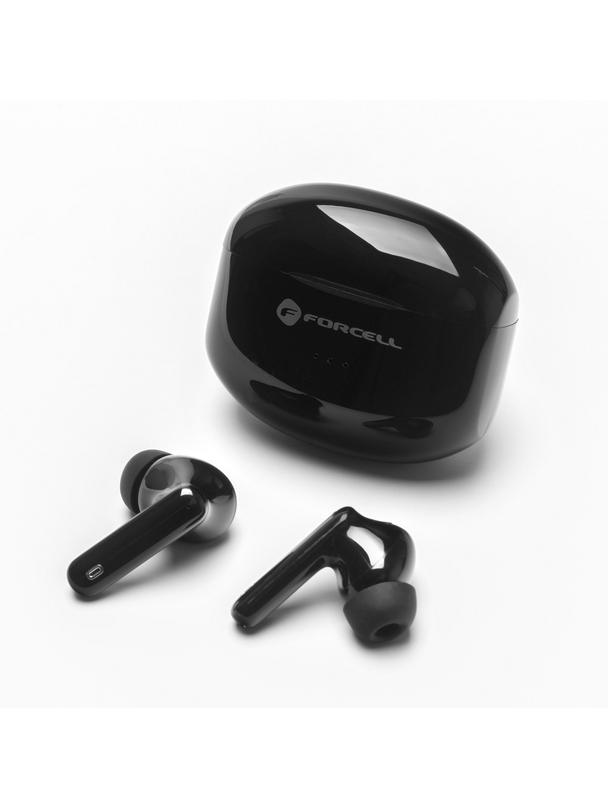 Słuchawki bezprzewodowe douszne Forcell F-Audio Clear Sound TWS czarne