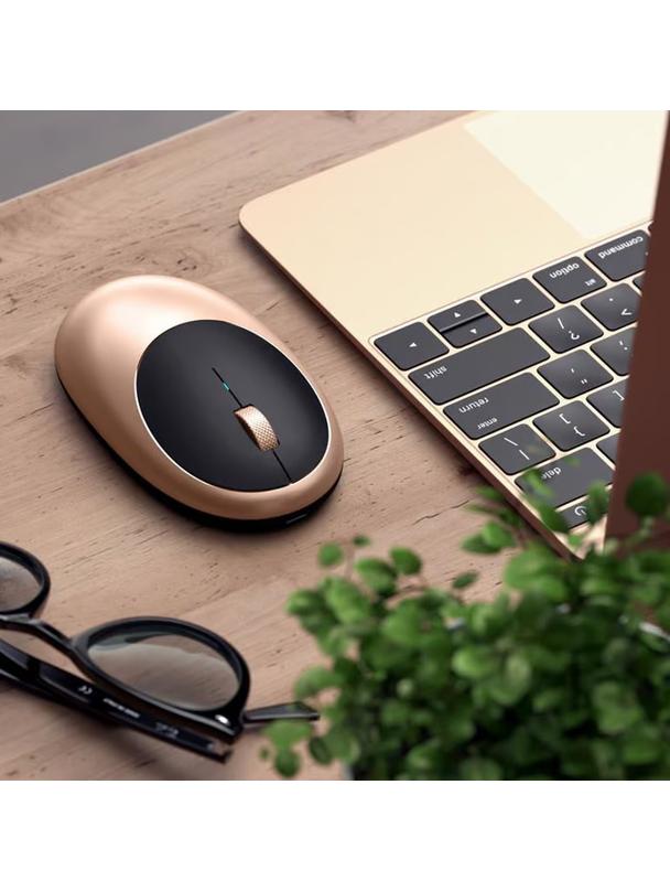 SATECHI mysz komputerowa bezprzewodowa M1 złota