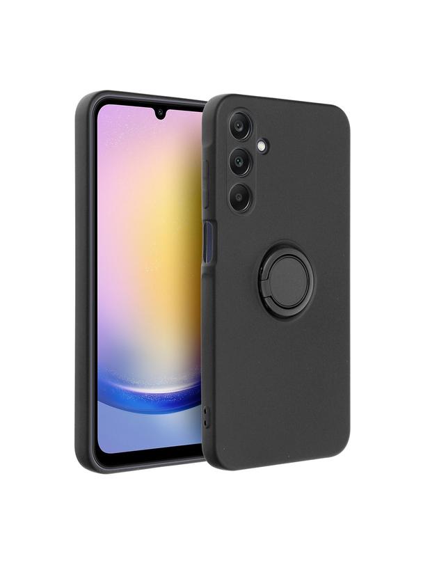Futerał SILICONE RING do SAMSUNG A25 5G czarny