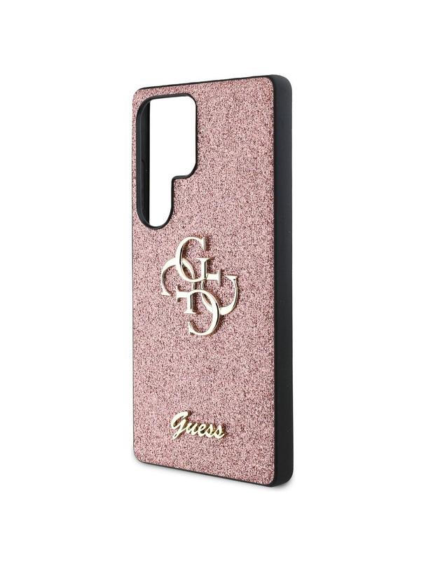 GUESS futerał do SAMSUNG S25 Ultra GUHCS25LHG4SGP (Fixed Glitter Big 4G) różowy
