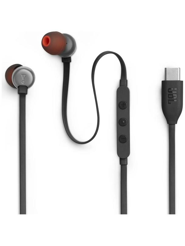 Słuchawki przewodowe douszne USB C JBL Tune 310C czarne