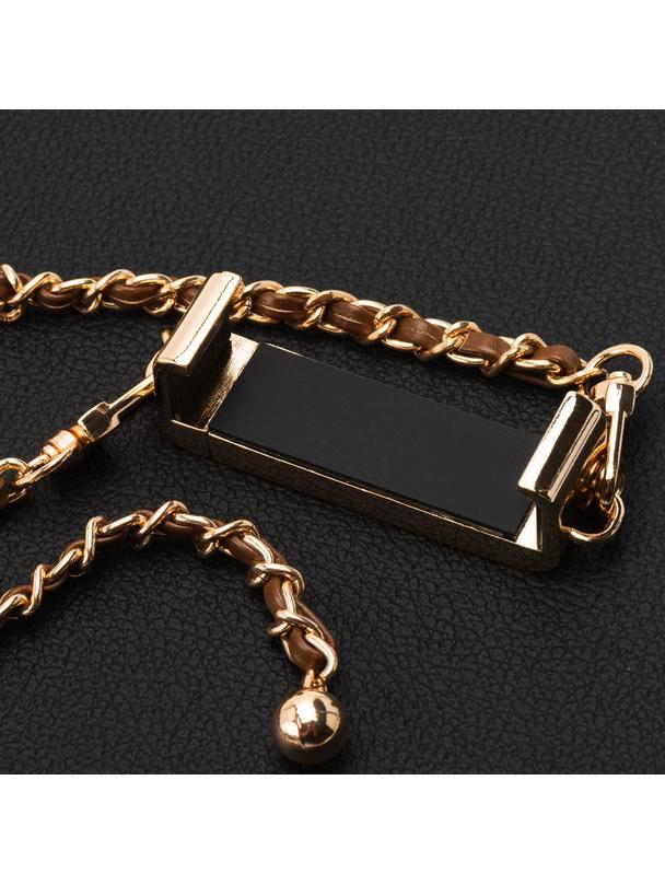 Łańcuch / Smycz z uchwytem GLAMOUR wszystkie modele max 80mm szer. CZARNY