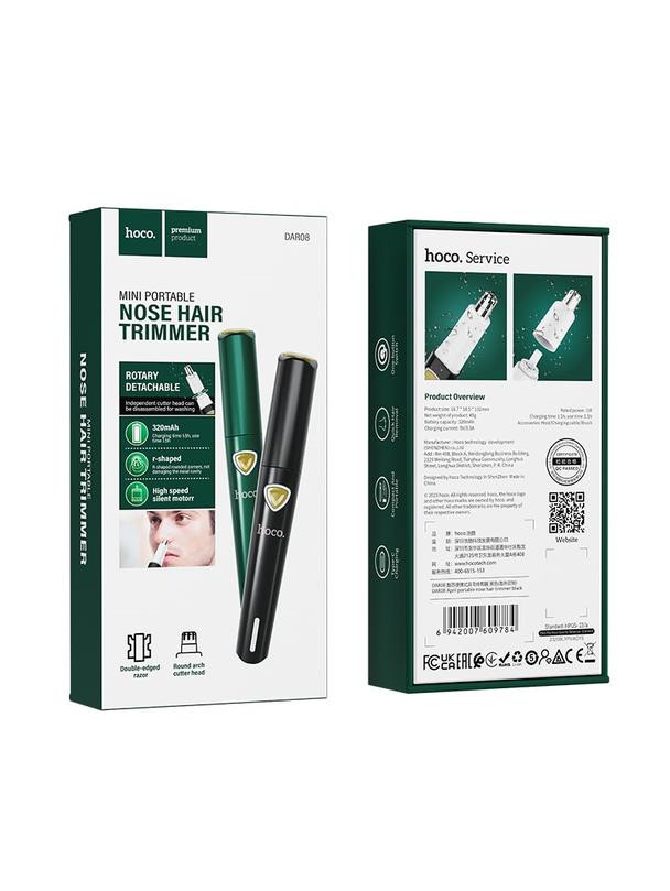 Trymer do nosa Hoco DAR08 czarny