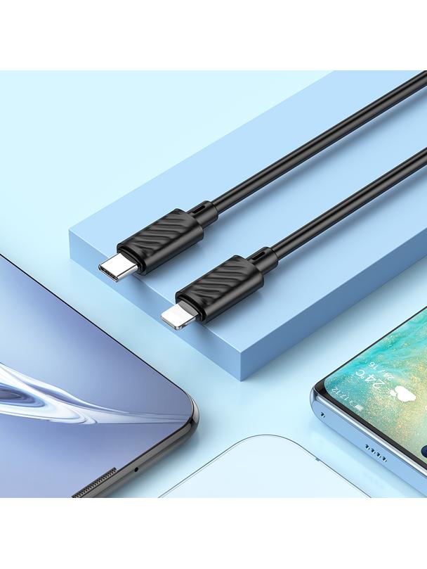Kabel USB C do Lightning Hoco PD 27W 2 m X88 czarny