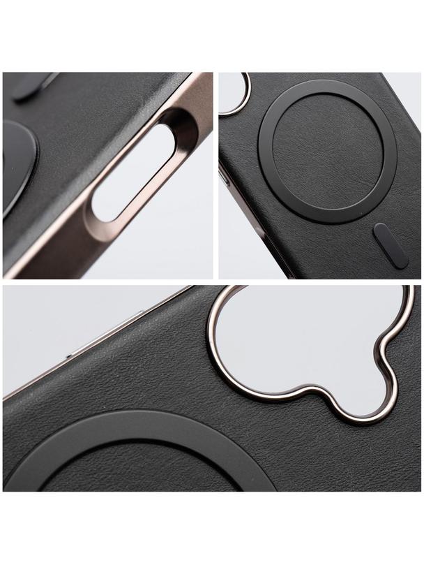 Futerał GENTLEMAN MAG COVER kompatybilny z MagSafe do IPHONE 16 PRO MAX czarny