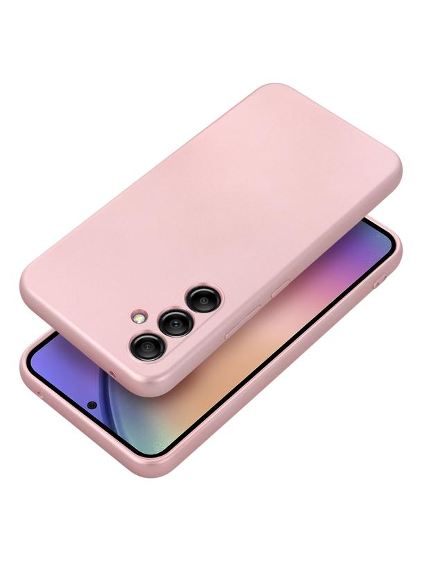 Futerał METALLIC do SAMSUNG A54 5G różowy