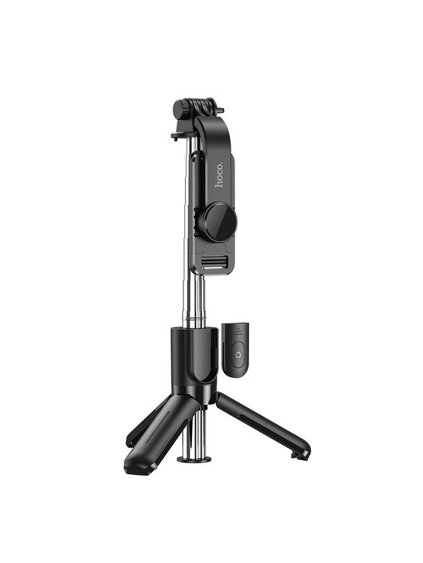 Selfie stick Hoco tripod z pilotem bezprzewodowym K17 czarny