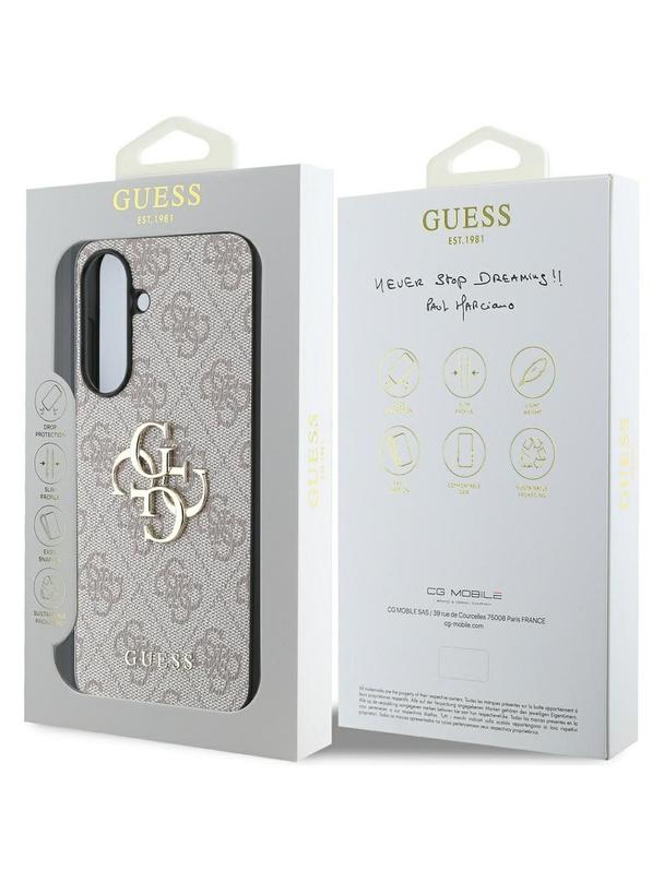 GUESS futerał do SAMSUNG A36 GUHCSA364GMGPI (4G PU Big Logo) różowy
