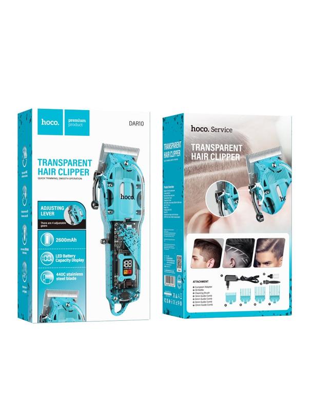 Maszynka do strzyżenia włosów Hoco DAR10 niebieska