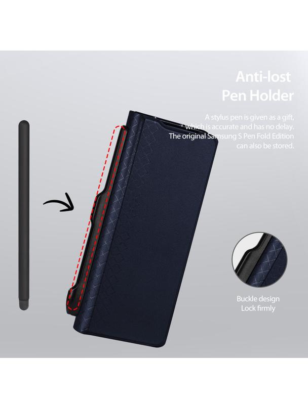 DUX DUCIS futerał BRIL PEN HOLDER do SAMSUNG Z FOLD 7 niebieski