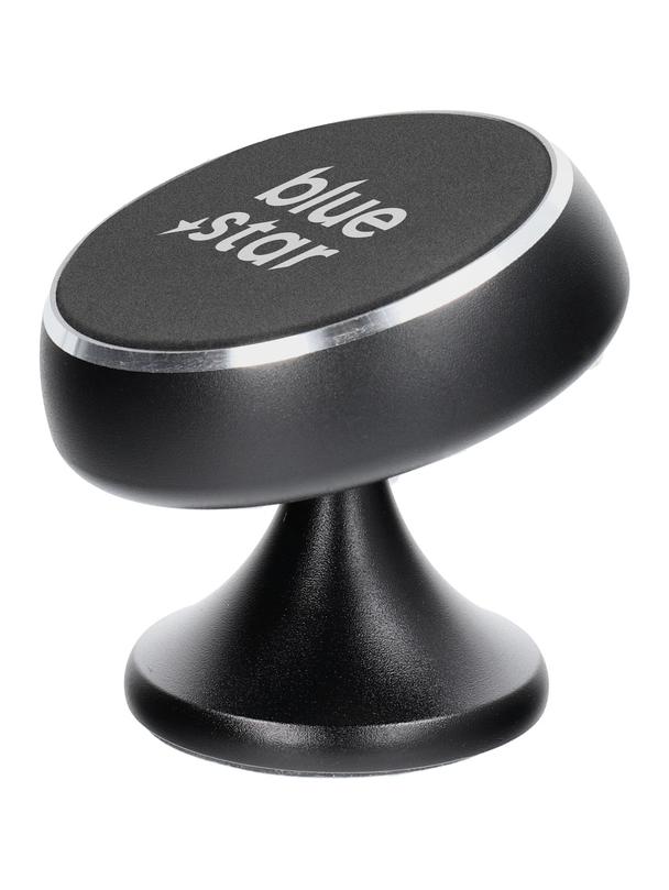 Uchwyt na telefon do samochodu magnetyczny Blue Star Short Stick do deski czarny