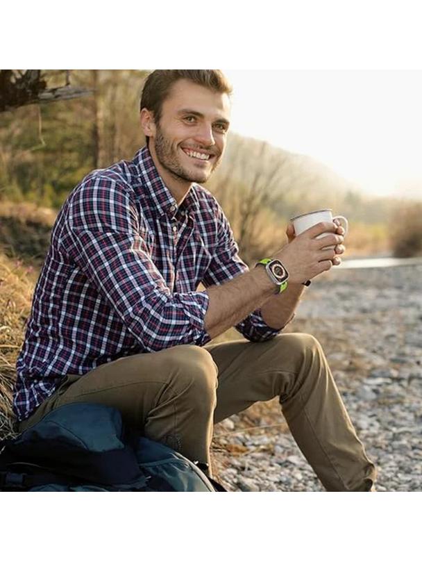 WiWU - Pasek do smartwatcha Wi-WB015 Kylin Watch Band 42/44/45/49mm - fluorescencyjny zielony