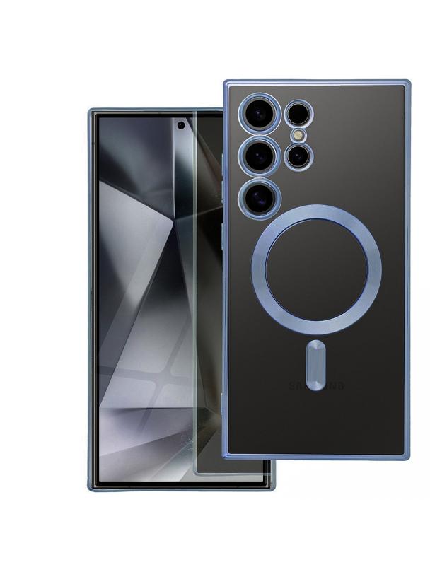 Futerał ELECTRO MAG COVER kompatybilny z MagSafe do SAMSUNG A37 tytanowy niebieski