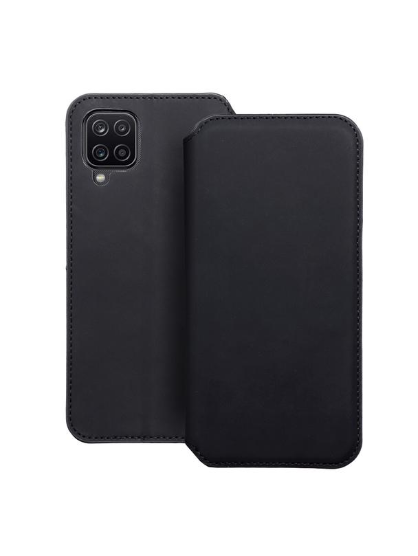 Kabura DUAL POCKET Book do SAMSUNG A12 / M12 czarny