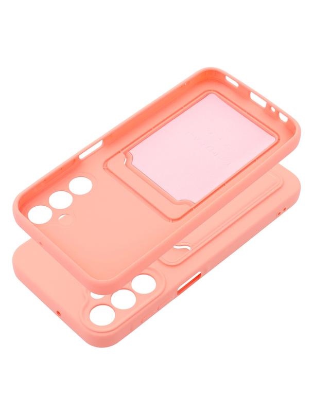 Futerał CARD CASE do SAMSUNG A15 5G / A15 4G różowy