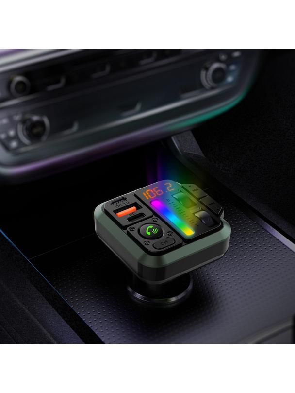 Transmiter samochodowy bluetooth Blue Star AutoBeat QC3.0 PD 20W MT04B czarny