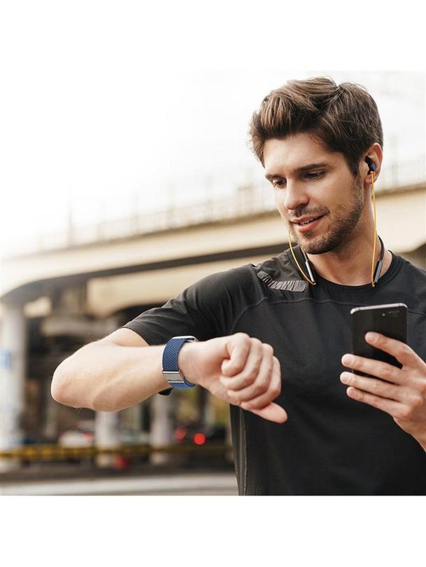 DUX DUCIS pasek MIXTURE PRO pleciony do Apple Watch 38 / 40 / 41 mm niebieski