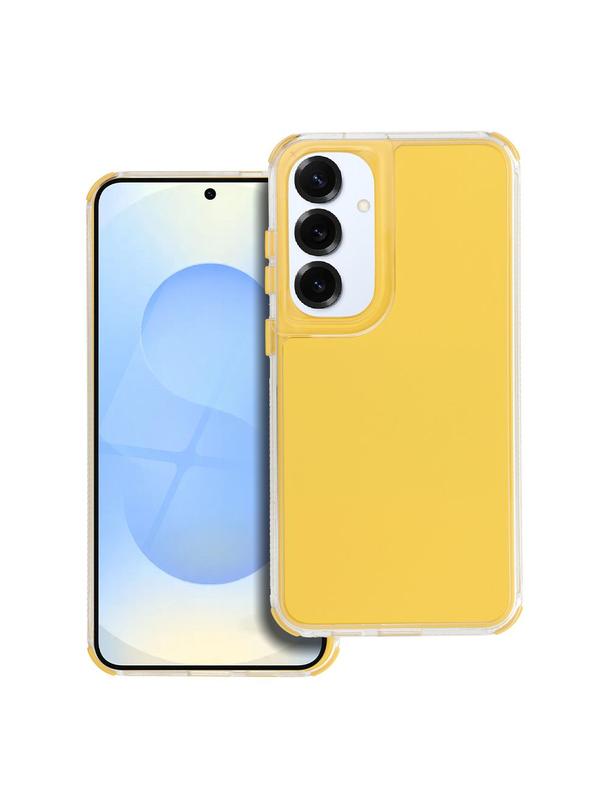 Futerał MATRIX do SAMSUNG S25 Plus żółty