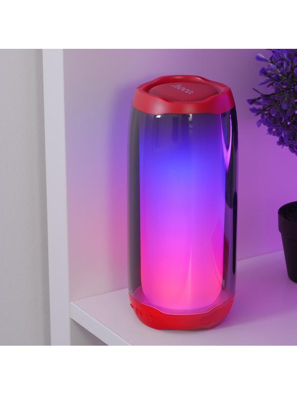 Głośnik bluetooth LED 10W 4h Hoco HC8 czerwony