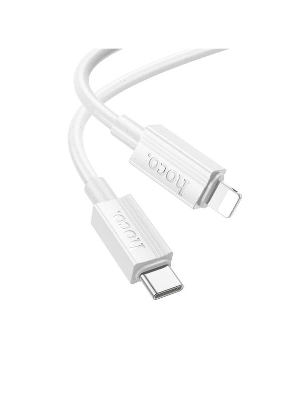 Kabel USB C do Lightning Hoco PD 27W 1 m X107 biały