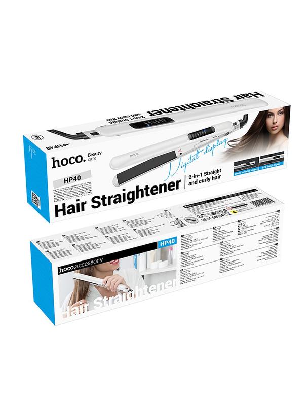 Prostownica do włosów Hoco HP40 biała