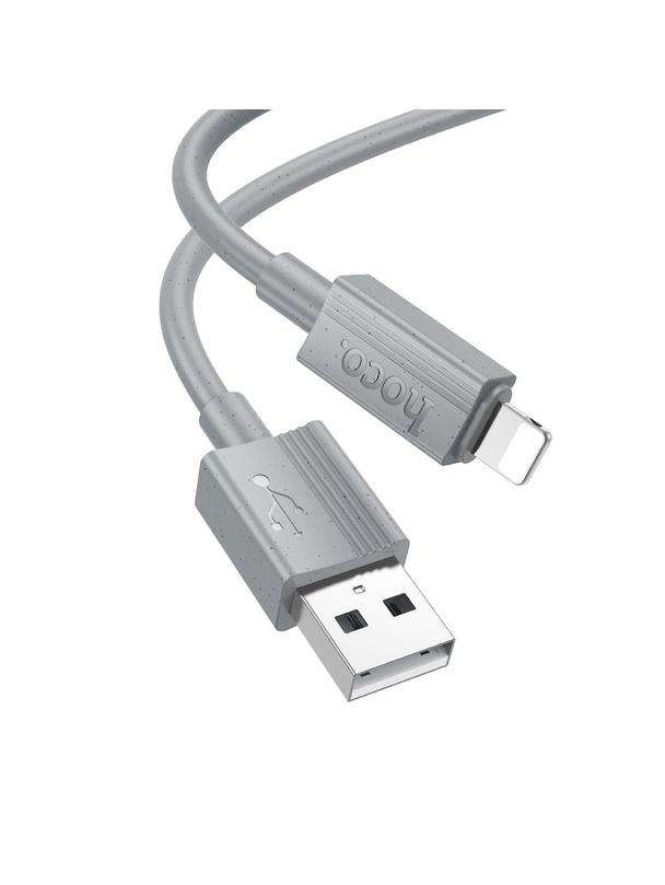 Kabel USB A do Lightning Hoco 2,4A 1 m X107 szary