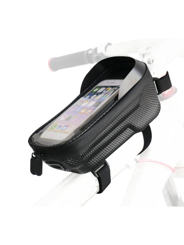 Torba rowerowa na ramę z zamkiem wodoodporna FSBFB-451 czarna