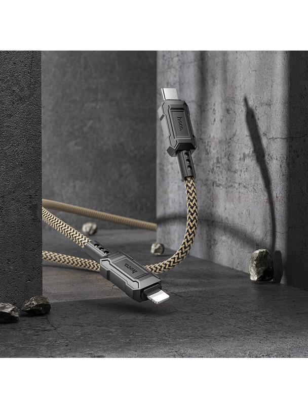 Kabel USB C do Lightning Hoco PD 2,4A 20W 1 m X94 złoty