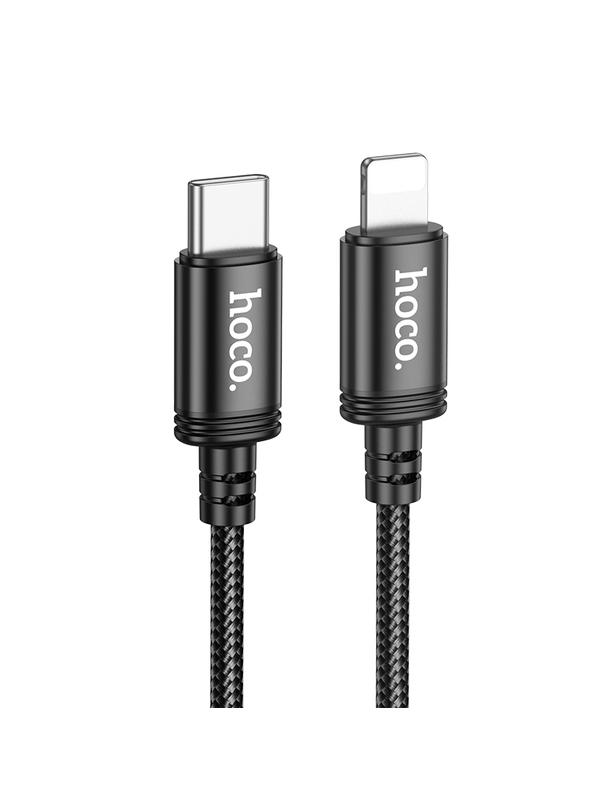 Kabel USB C do Lightning Hoco PD 27W 2 m X89 czarny