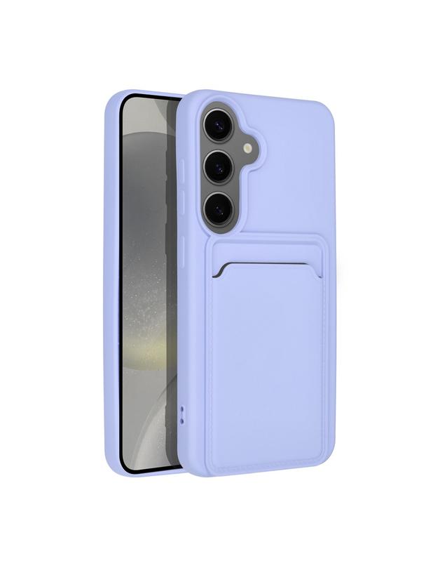 Futerał CARD CASE do SAMSUNG S24 fioletowy
