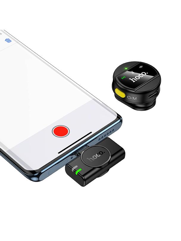 Mikrofon bezprzewodowy USB C Hoco L21 czarny