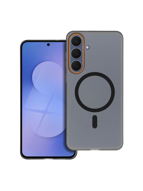 Futerał GO ORANGE kompatybilny z MagSafe do SAMSUNG S25 FE czarny