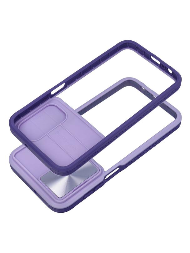 Futerał SLIDER do SAMSUNG A15 fioletowy