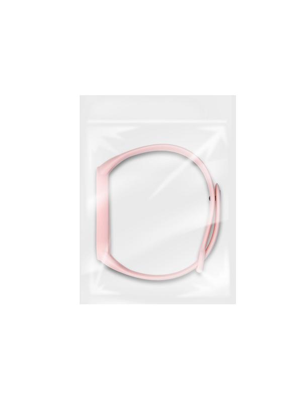Pasek silikonowy do XIAOMI Mi Band 5 / 6 / 7 różowy (06)