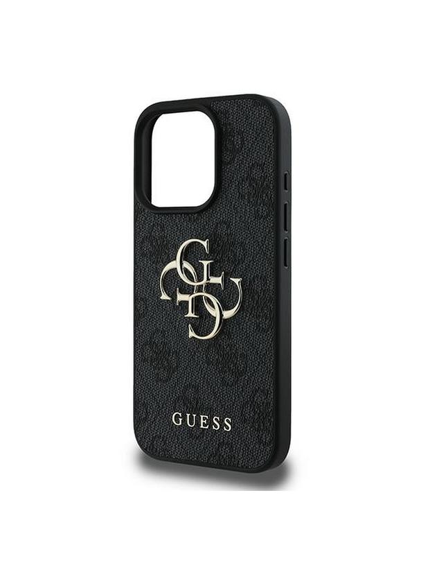 GUESS futerał do IPHONE 16 Pro GUHCP16L4GMGGR (4G PU Big Logo) czarny