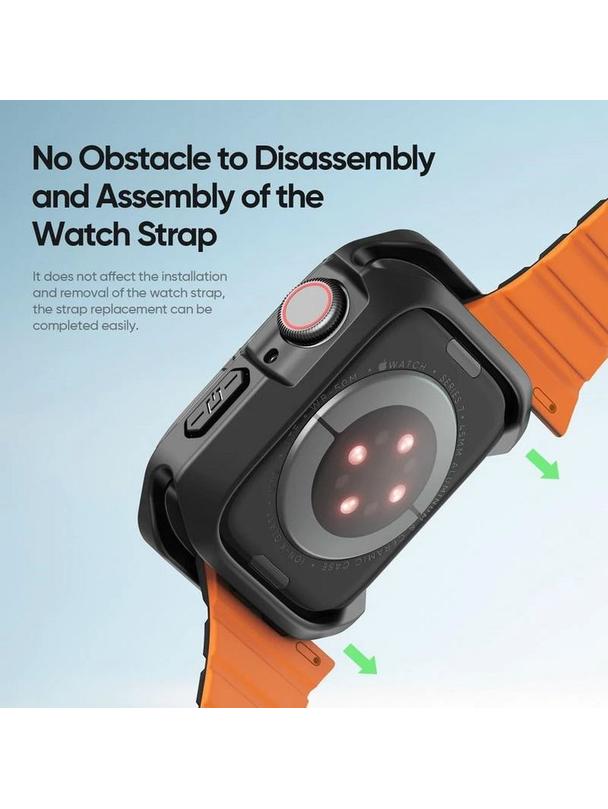 DUX DUCIS futerał TAMO do Apple Watch serii 10 42 mm transparentny z czarnym