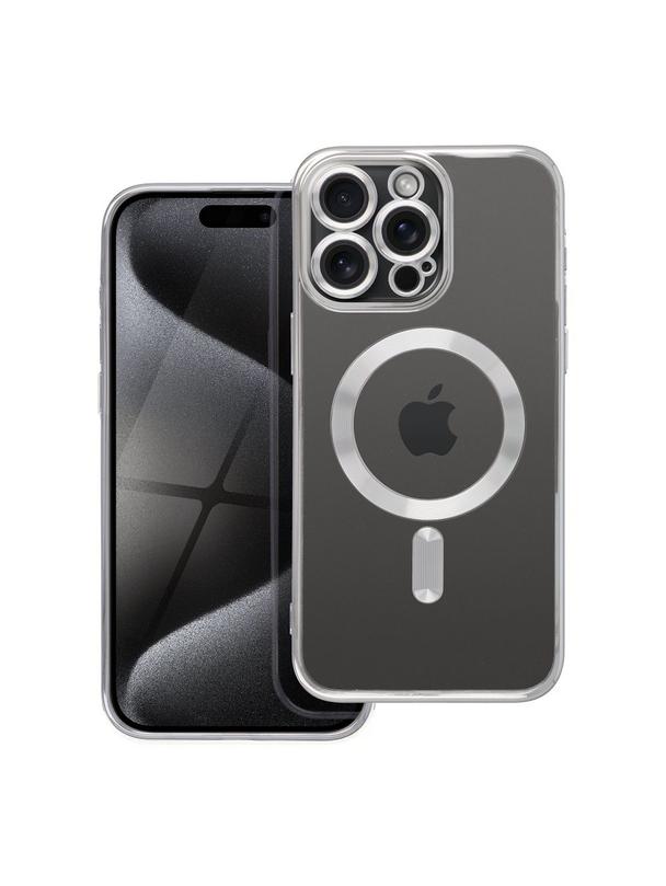 Futerał ELECTRO MAG COVER kompatybilny z MagSafe do IPHONE 15 Pro Max tytanowy