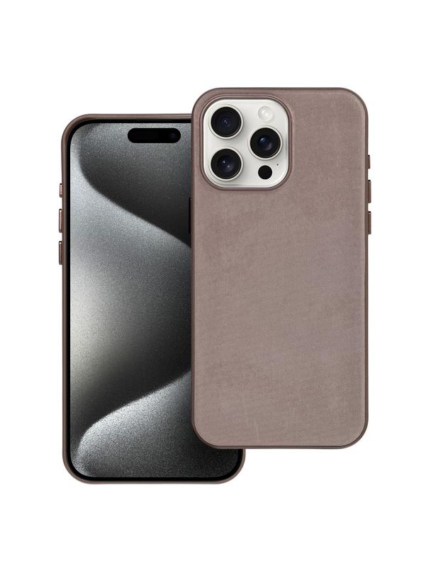 Futerał WOVEN MAG COVER kompatybilny z MagSafe do IPHONE 15 Pro Max jasny brązowy