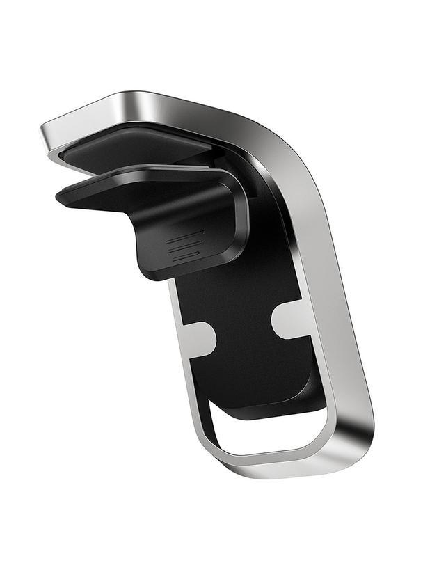 Uchwyt na telefon do samochodu magnetyczny Hoco do kratki CA74 czarno srebrny