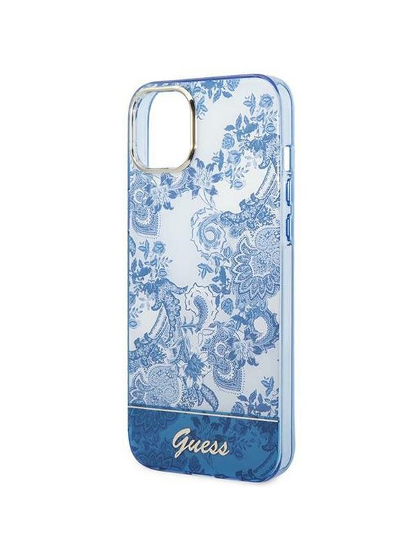 GUESS futerał do IPHONE 14 Plus GUHCP14MHGPLHB (IML Electro Cam TDJ) niebieski