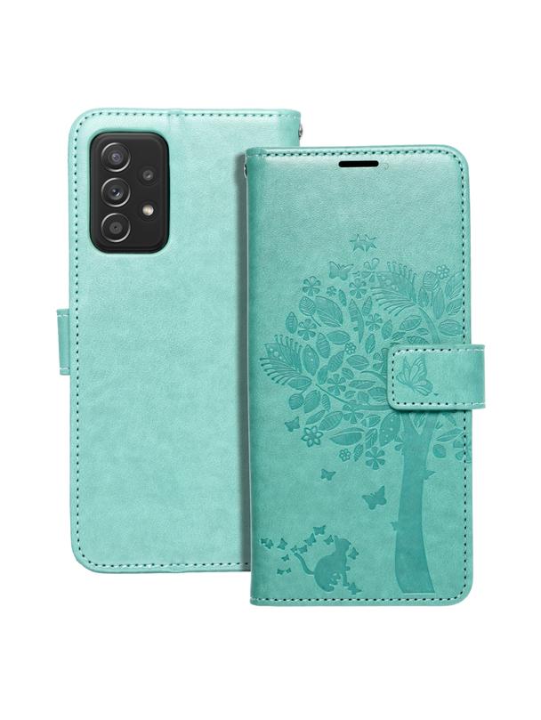 Kabura MEZZO Book do SAMSUNG A52 5G / A52 LTE ( 4G ) / A52s 5G drzewo zielony